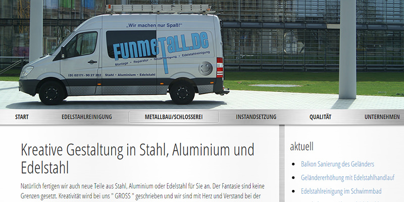 Spezialist für die Reinigung von Edelstahl startet mit neuer Internetpräsenz